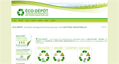 Desktop Screenshot of batteries-ecodepot.com